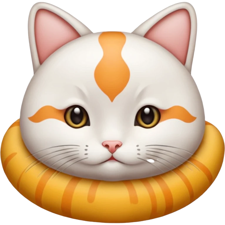 콧수염을 단 치즈고양이가 게임기를 들고있다 emoji