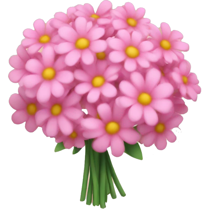 pink flower bouquet emoji