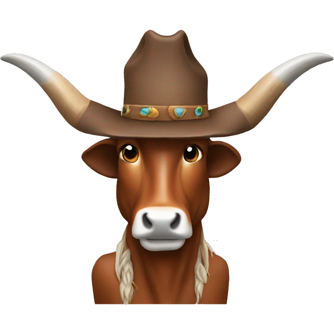 Western longhorn emoji