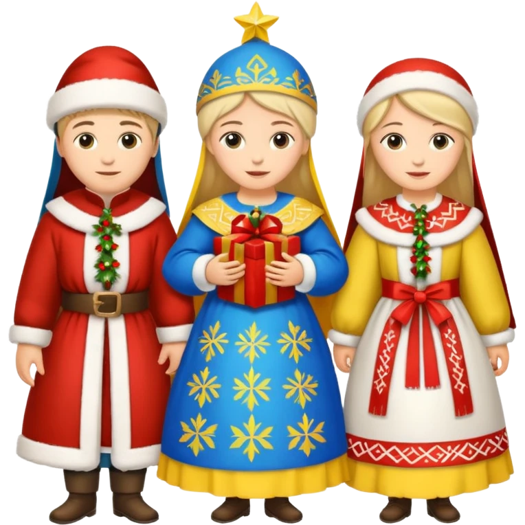  Ukrainian Christmas vertep emoji