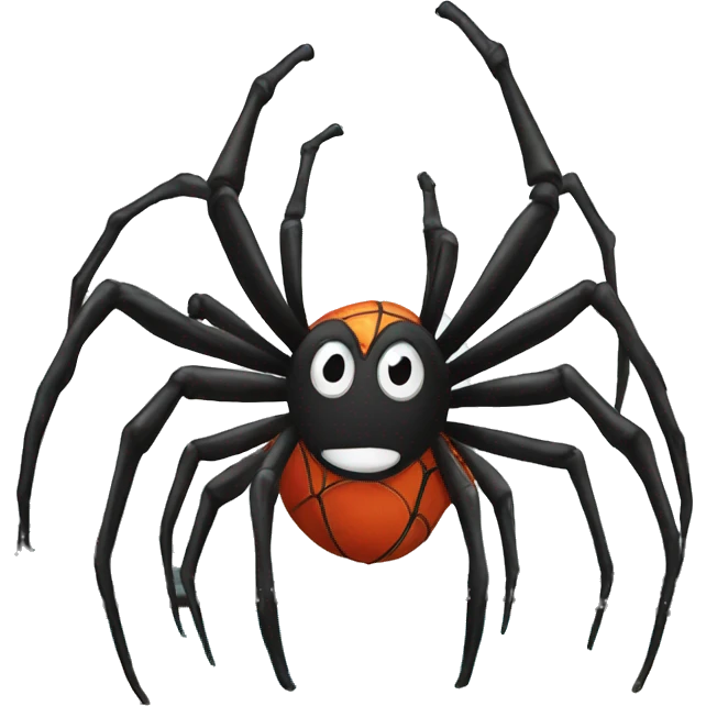 Strong spider in gym emoji