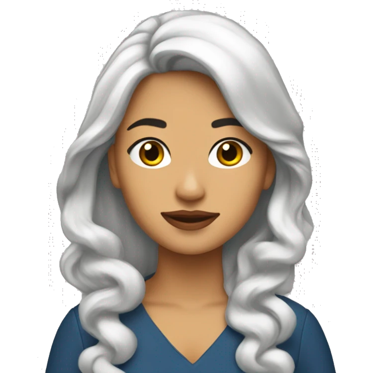 Güerita cabello rubio emoji