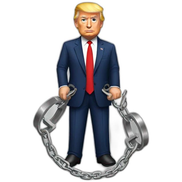 trump-in-handcuffs emoji