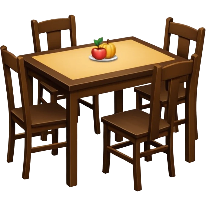 Mesa de comedor emoji