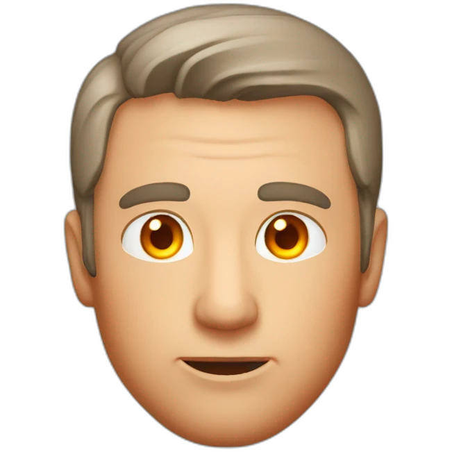 michael saylor, glowing orange eyes emoji