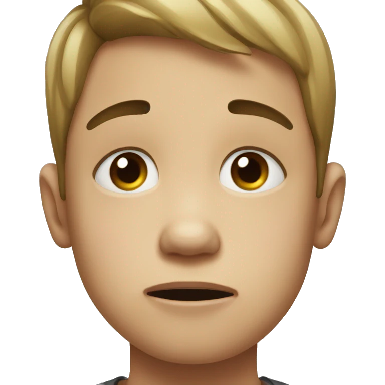 crying boy emoji