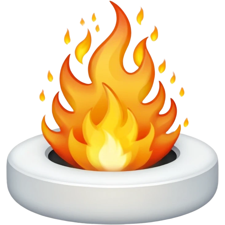 les initiales FDWS en flamme blanche emoji
