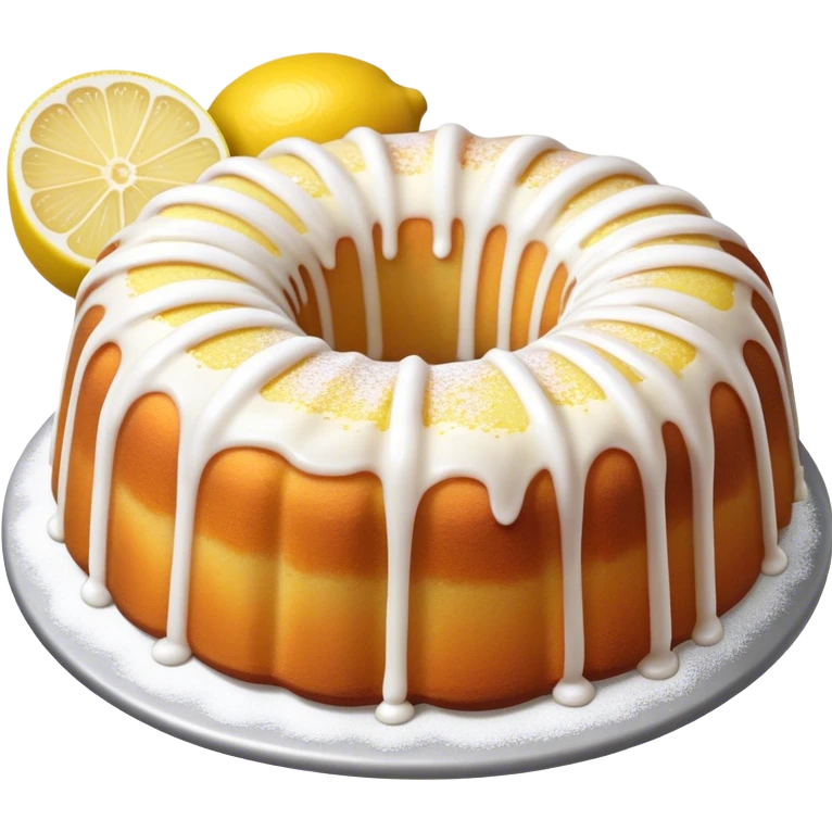 Lemon pound cake  emoji