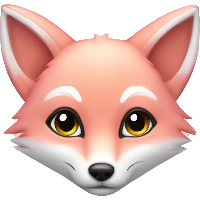 Baby pink fox emoji