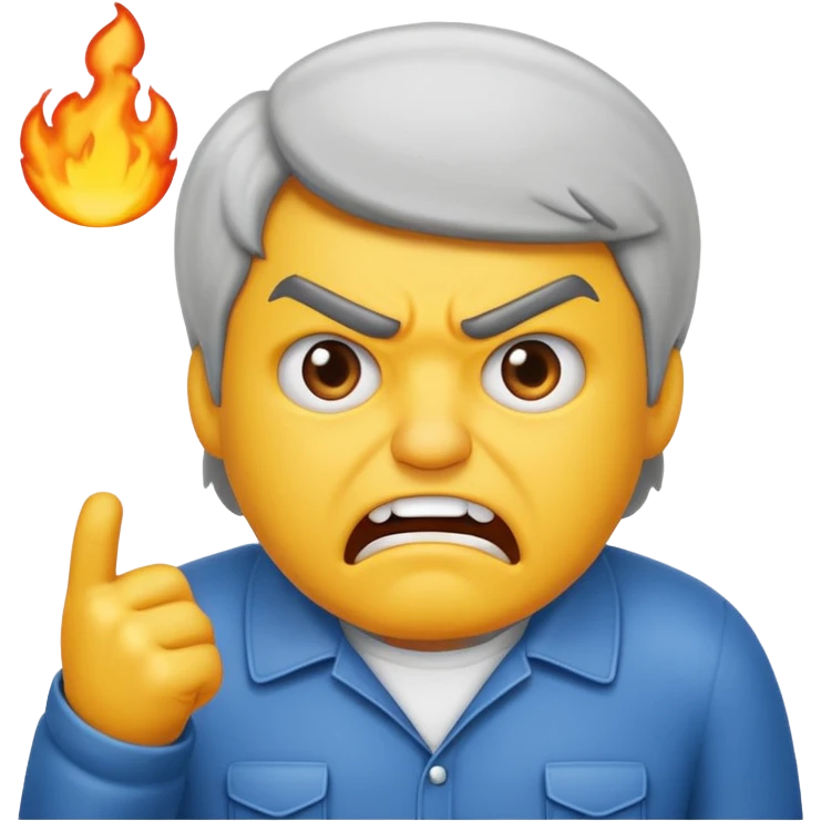 the Text "mopo" at top and an angry man emoji