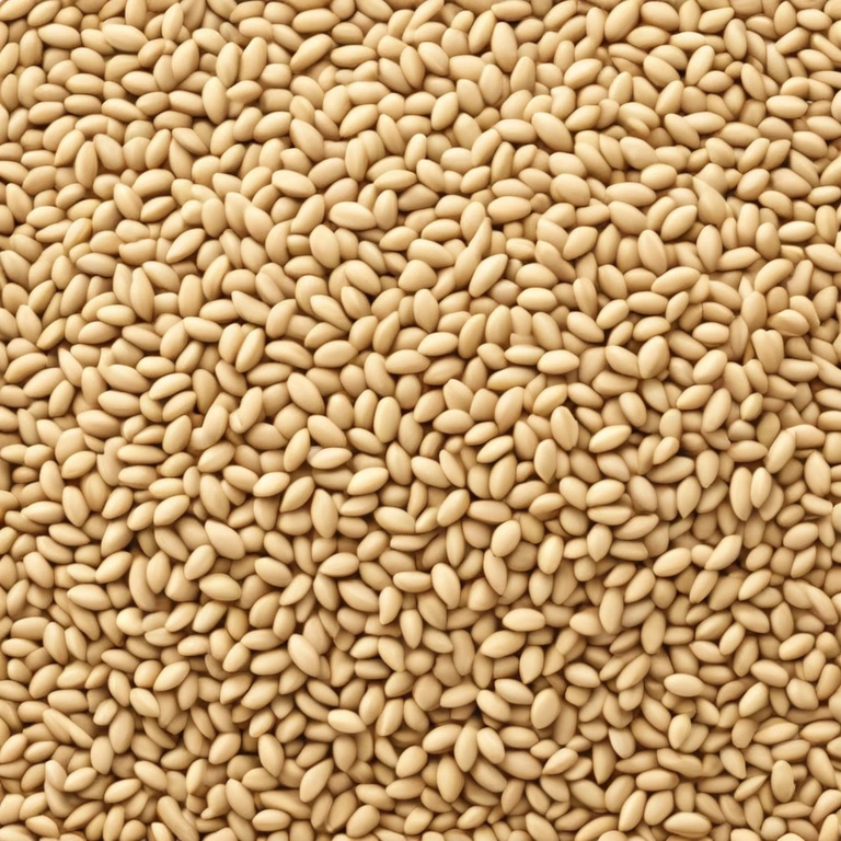 A small pile of sesame seeds emoji