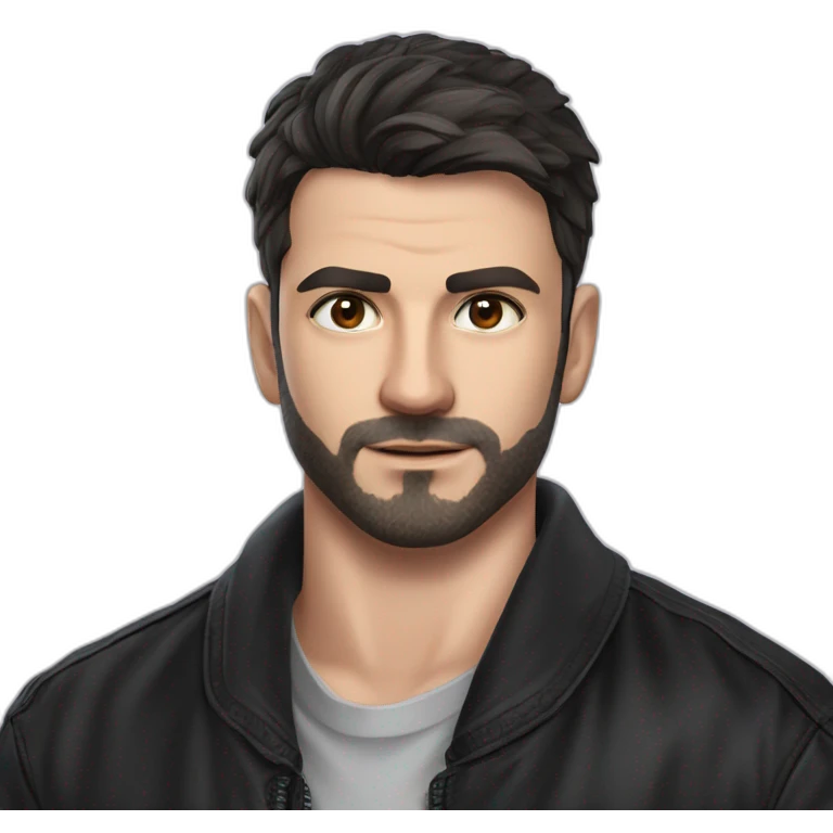 mysterious gaze young man emoji