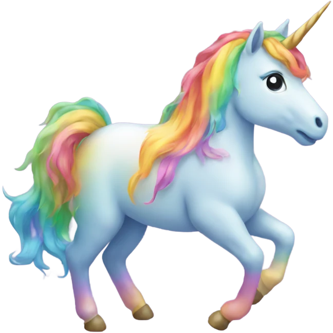 Rainbow Unicorn  emoji