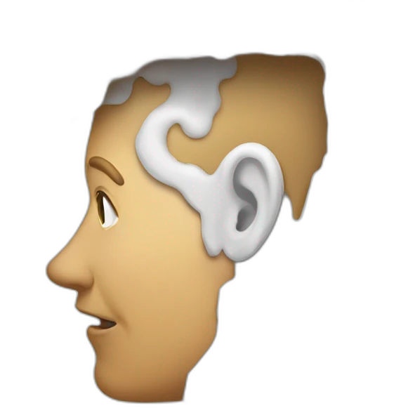 Persons head inside of toilet sideview funny emoji