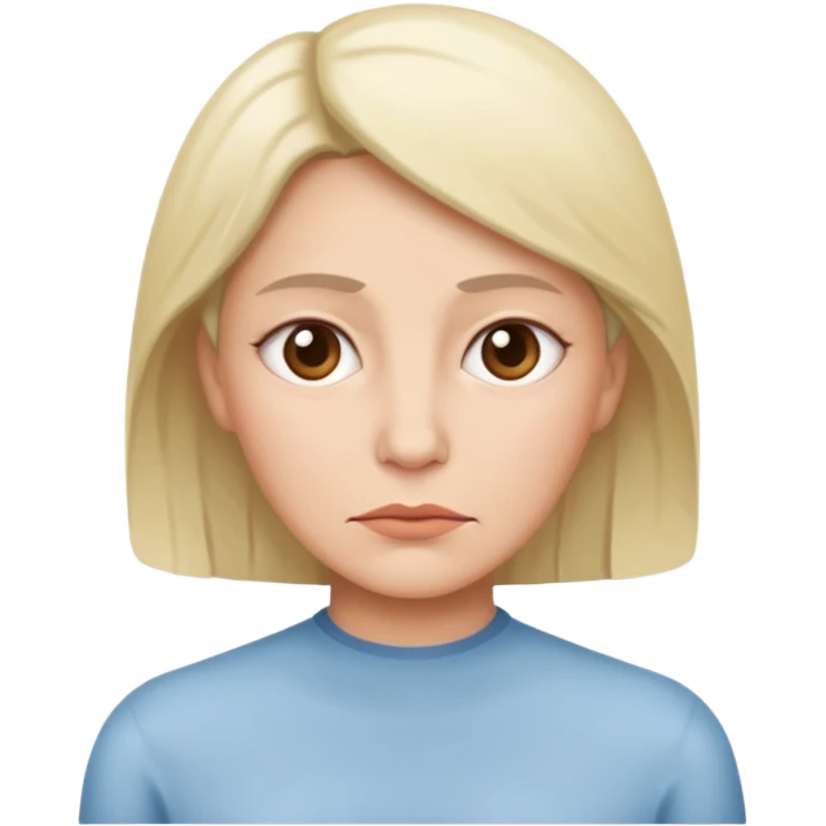 Mom, blank, cold emoji