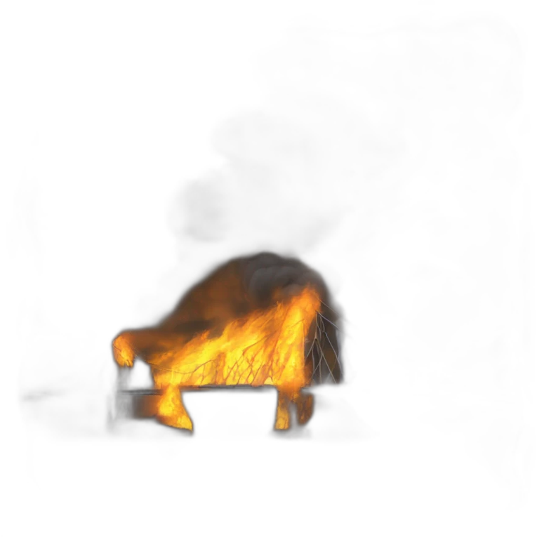silver bridge fire emoji