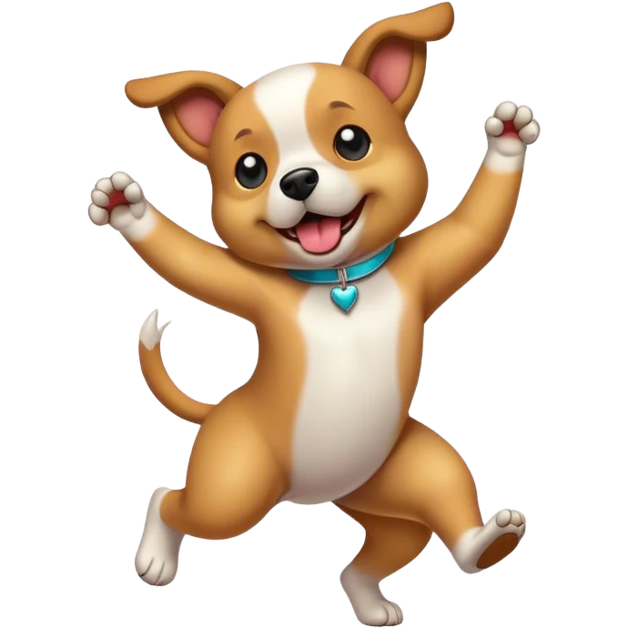 Dog dance emoji