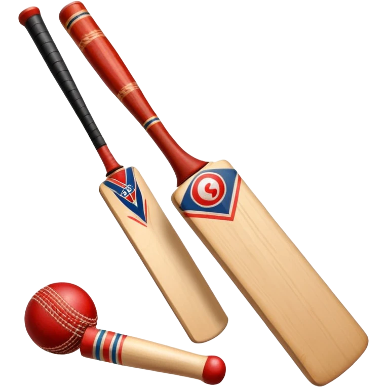 Cricket bat and ball emoji