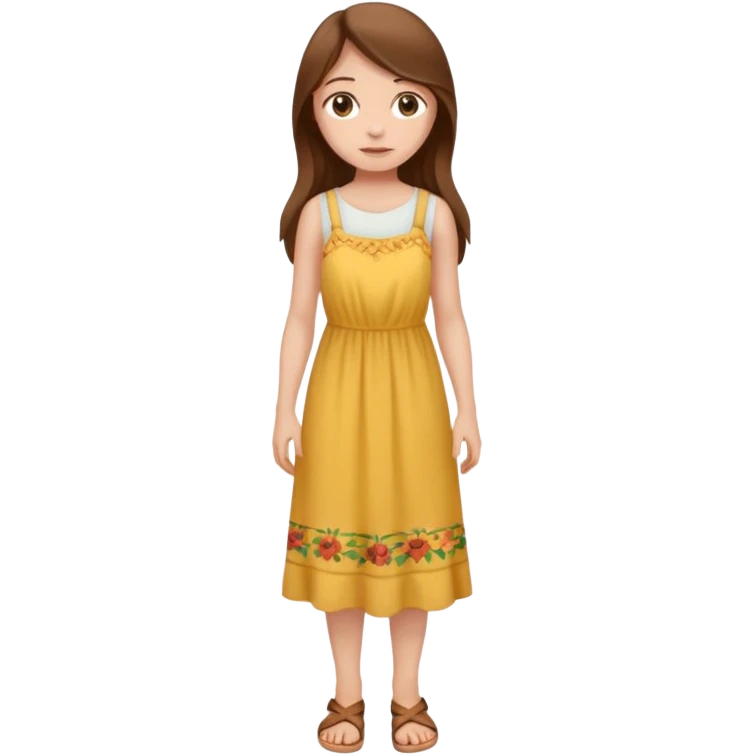 chica cuerpo entero emoji