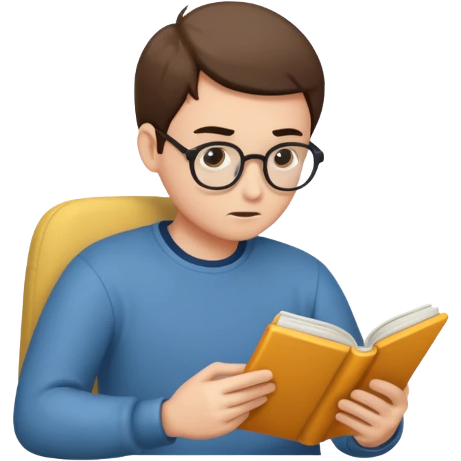 Reading fanfictions emoji