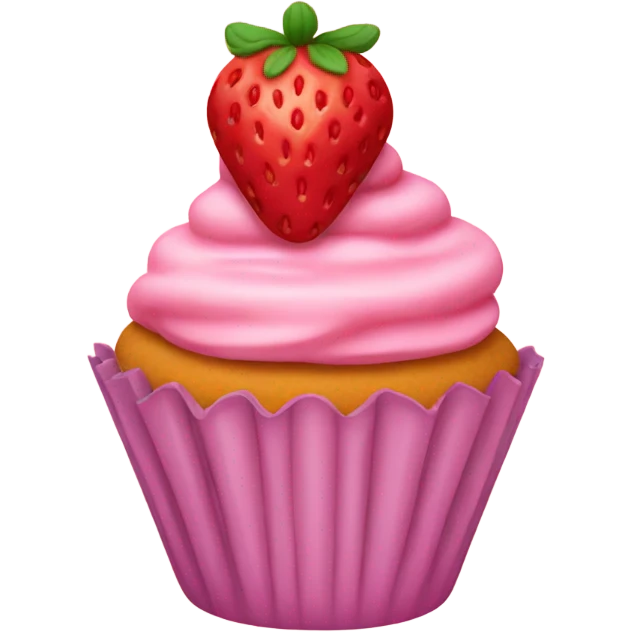 strawberry cupcakes emoji
