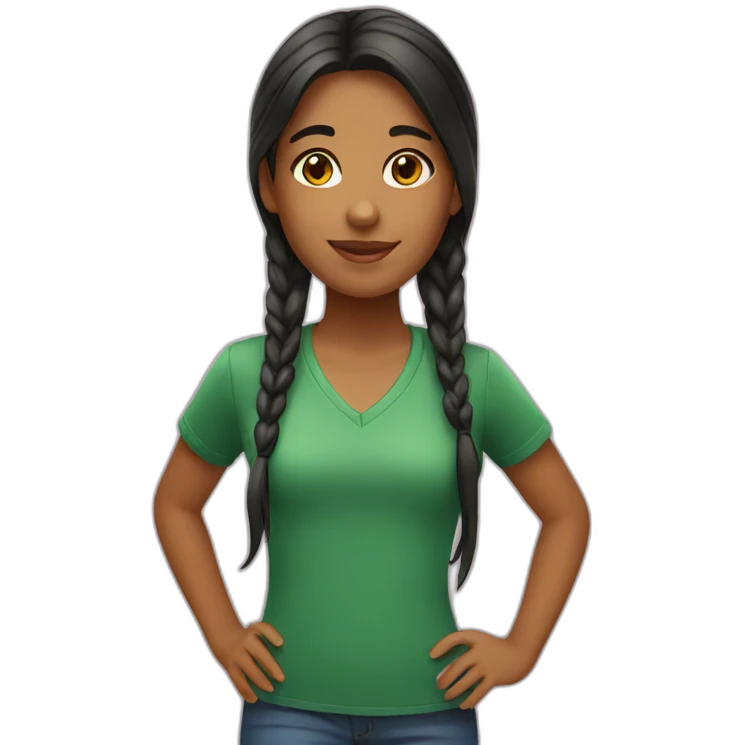 brazilian girl emoji