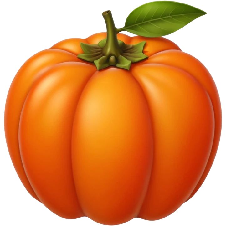 persimmon emoji
