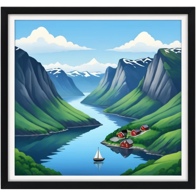 Norwegian fjords  emoji
