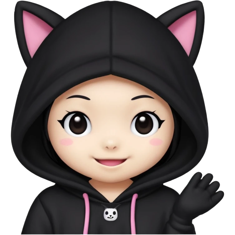 Kuromi from sanrio emoji