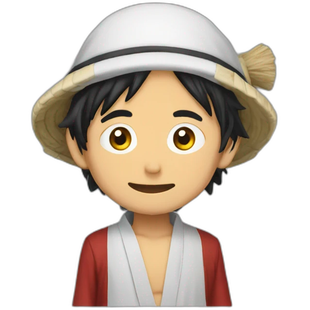 Luffy muslim emoji