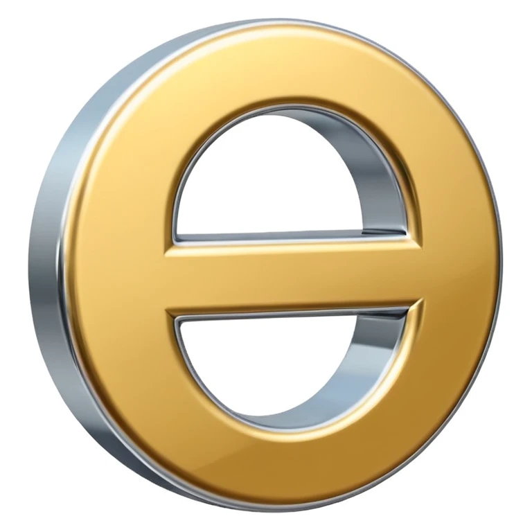 3D text symbol '0%' on pure white background emoji