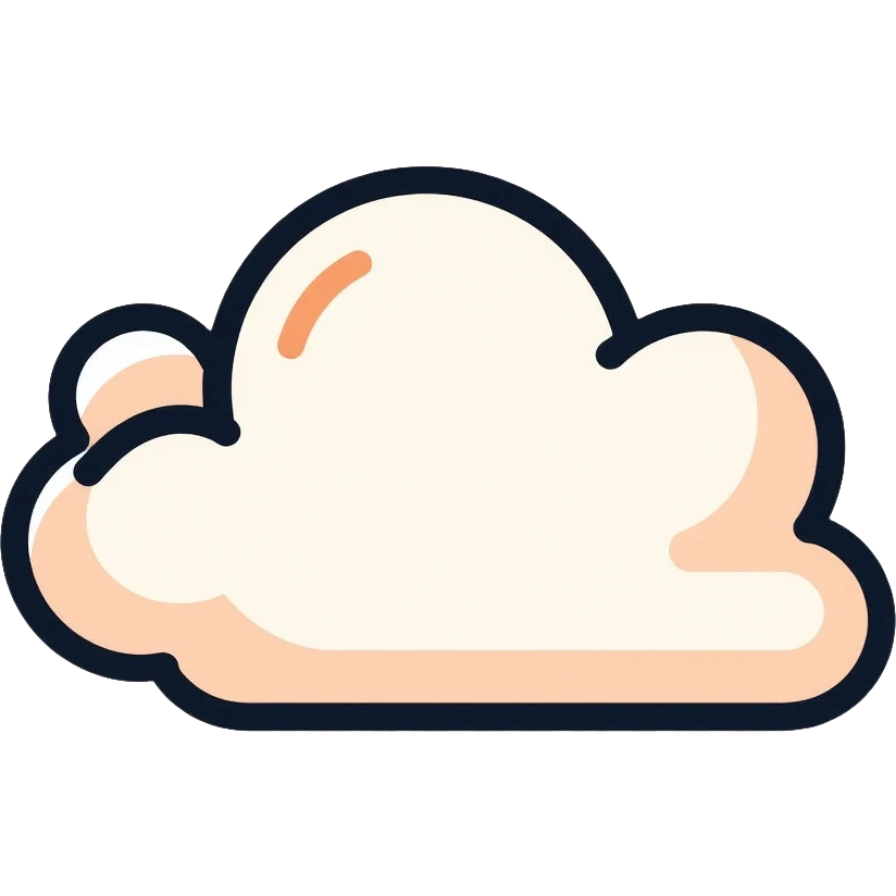simple cloud emoji