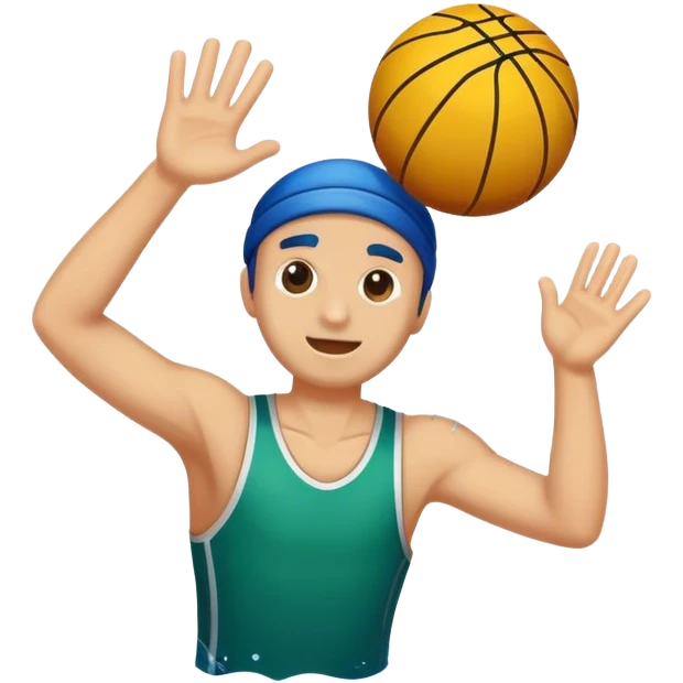 Water basketball emoji