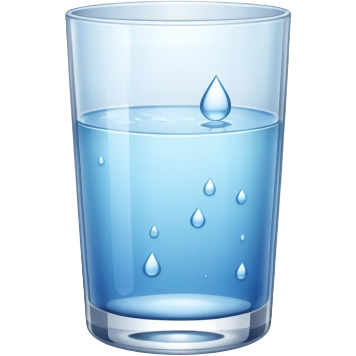 Water glass emoji