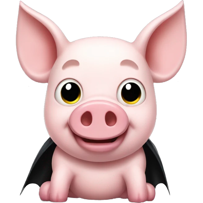Batman pig emoji