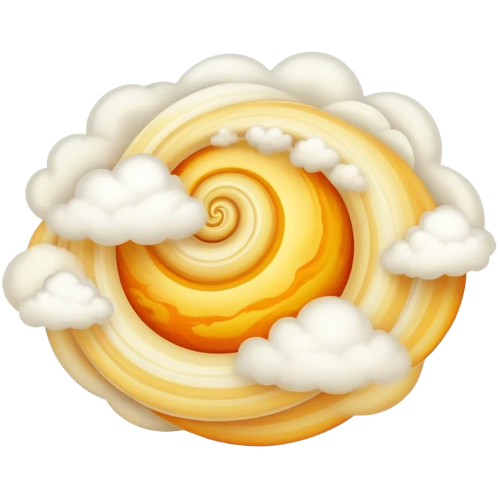 Venus with clouds emoji
