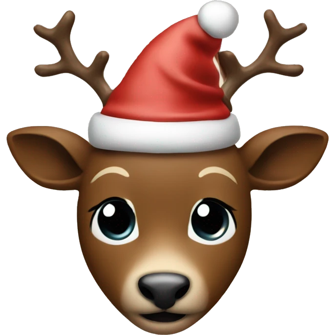 christmas rudolf emoji
