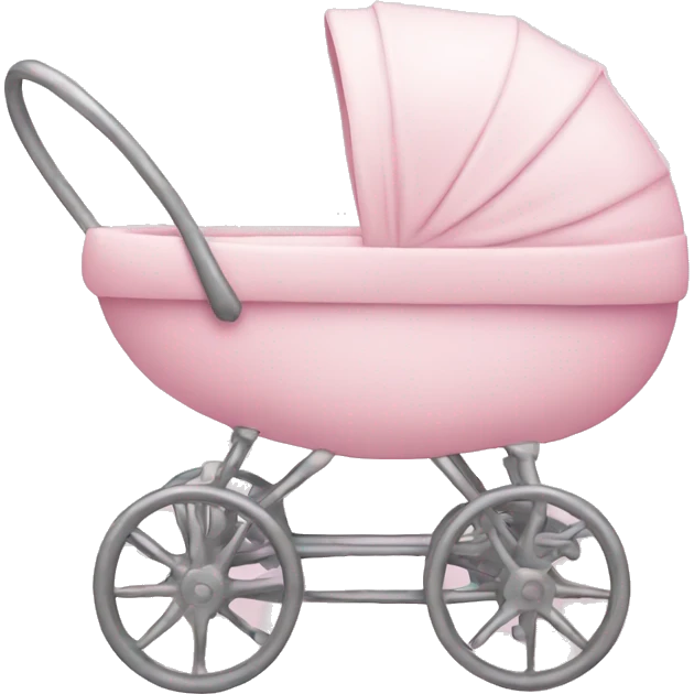 Light pink baby pram emoji