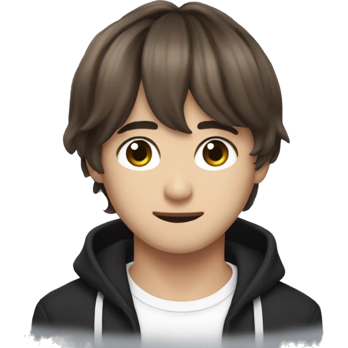 taehyung bts brunette emoji
