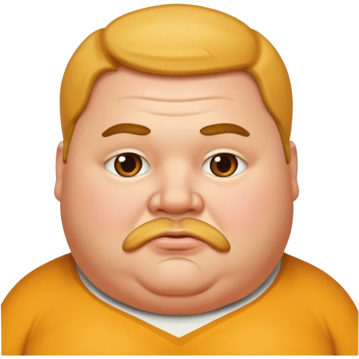 Fat man emoji