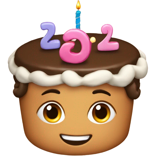 20th birthday cake emoji