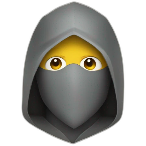 medieval saboteur wearing mask emoji