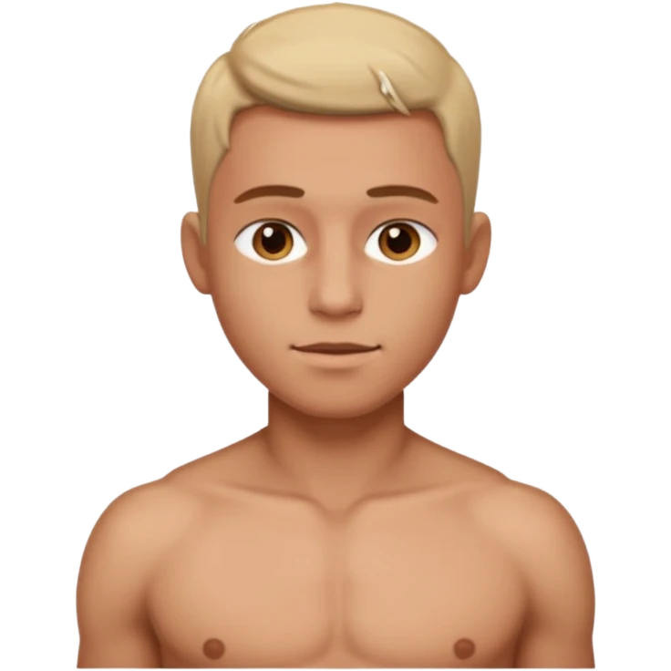 Naked realistic breast close up emoji