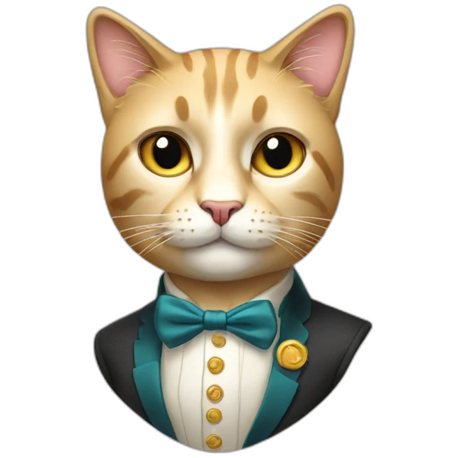 rich cat emoji