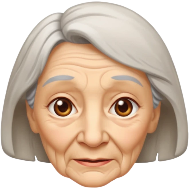 mujer adulta mayor emoji