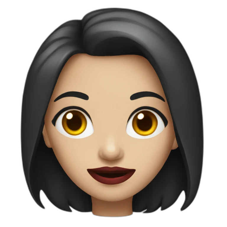 Female vampire brunette emoji