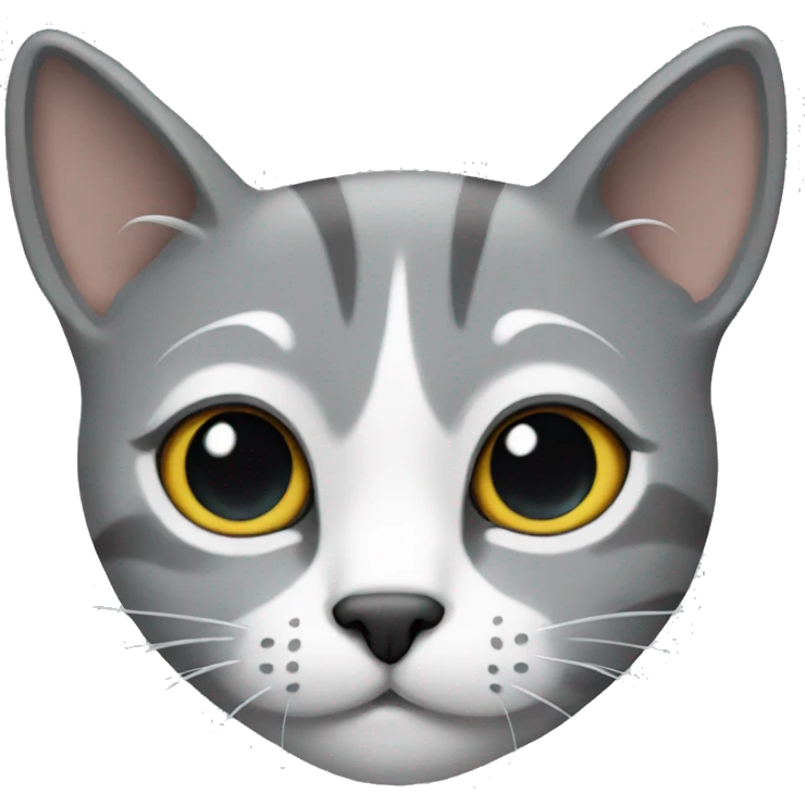 Gato gris  emoji