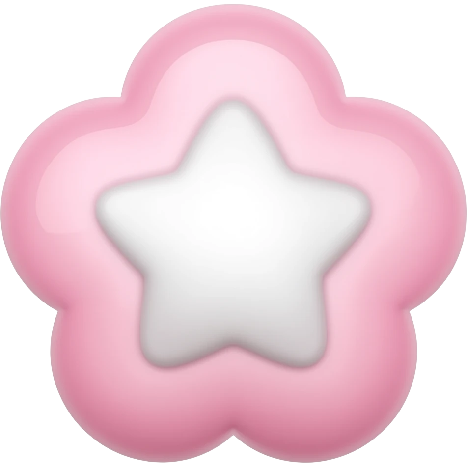 Artesanato rosa ou branco emoji