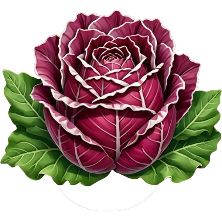 red radicchio  emoji