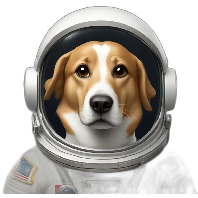 astronaut dog emoji